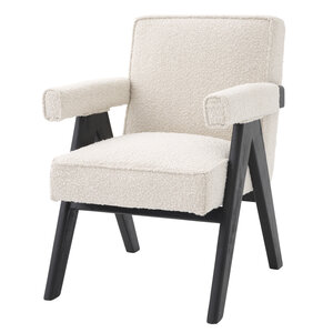 Eichholtz Dining Chair Greta bouclé cream