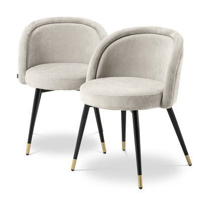 Dining Chair Chloé clarck sand set of 2