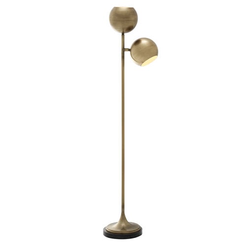 Eichholtz Floor Lamp Compton antique brass finish