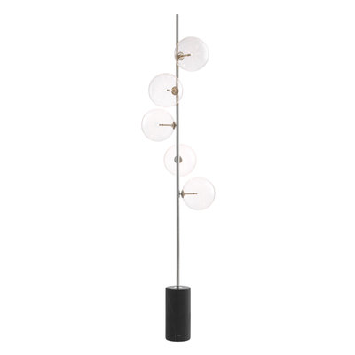 Floor Lamp Tempo nickel finish