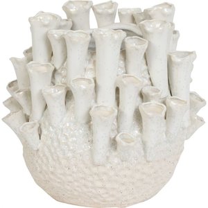 HOF House of Furniture White Trumpet Vase