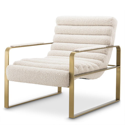 Eichholtz Chair Olsen bouclé cream