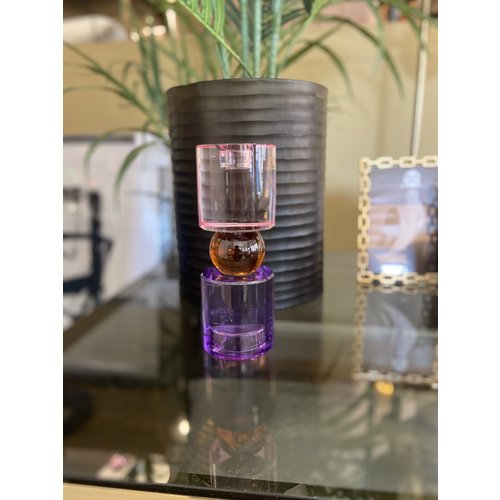 HOF House of Furniture Candle/tea light holder - crystal glass HOF House of Furniture Candle/tea light holder - crystal glass