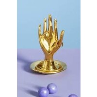 BRASS HAND RING HOLDER