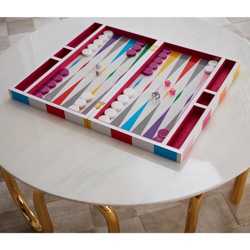 Jonathan Adler CHECKERBOARD BACKGAMMON SET