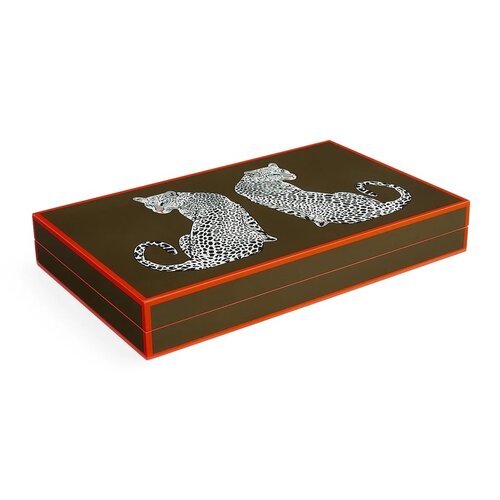 Jonathan Adler Leopard Backgammon Set