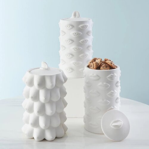 Jonathan Adler Muse Eyes Cookie Jar