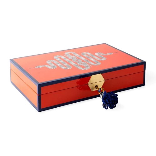 Jonathan Adler SNAKE LACQUER JEWELRY BOX