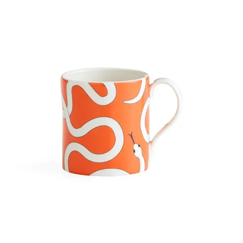 Jonathan Adler EDEN MUGS - SET OF 4 - ORANGE