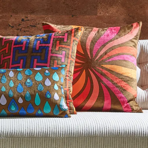 Jonathan Adler KIT UK/EU MADRID PILLOW - FLAMES