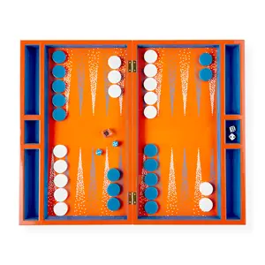 Jonathan Adler Vapor Backgammon Set - Orange