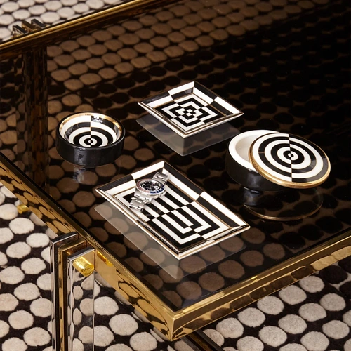 Jonathan Adler Op Art Rectangle Tray