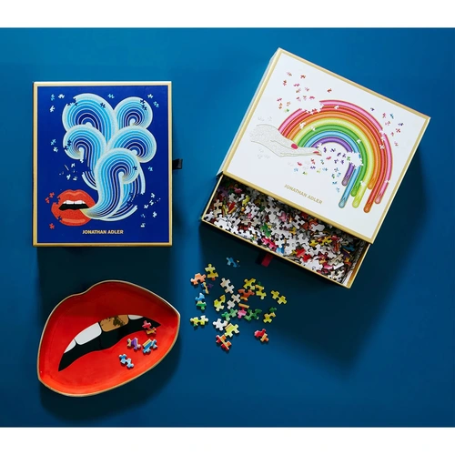 Jonathan Adler Rainbow Hand Shaped Puzzle