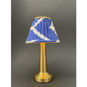 HOF House of Furniture Table lamp | Wireless | Ikat | Blue/White