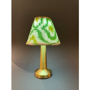 HOF House of Furniture Table lamp | Wireless | Ikat | White, Green, Lime