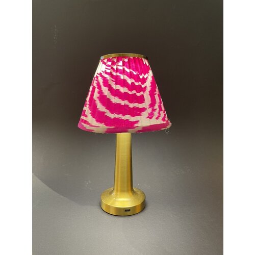 HOF House of Furniture Table lamp | Wireless | Ikat | Neon Pink & White