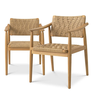 Eichholtz OUTDOOR DINING CHAIR CORAL BAY SET OF 2