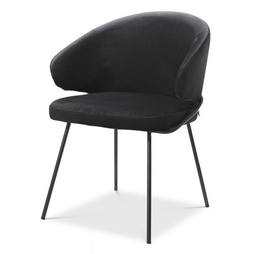 Eichholtz Dining Chair Kinley roche black velvet