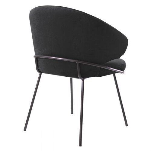 Eichholtz Dining Chair Kinley roche black velvet