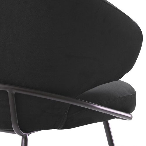 Eichholtz Dining Chair Kinley roche black velvet