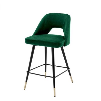 Counter Stool Avorio roche green velvet