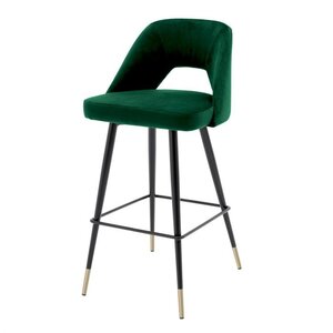 Eichholtz Bar Stool Avorio roche green velvet