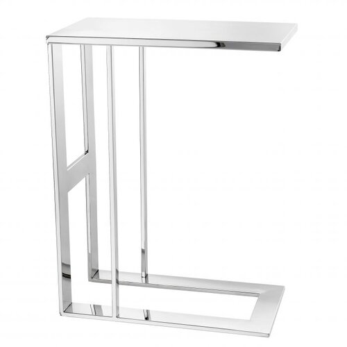 Eichholtz Side Table Pierre polished stainless steel