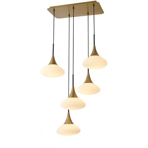 Eichholtz Chandelier Duco L antique brass finish