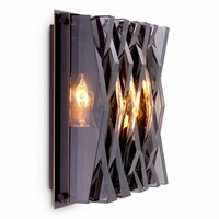 Wall Lamp Nuvola S bronze highlight finish