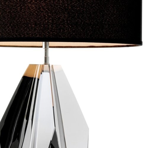 Eichholtz Table Lamp Setai smoke crystal glass incl shade