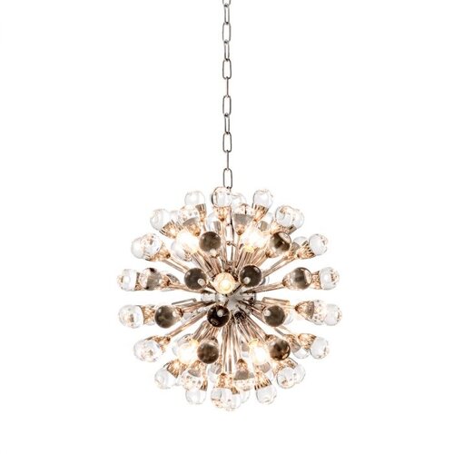 Eichholtz Chandelier Anto ø 50 cm nickel finish