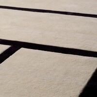 Carpet Omar off-white black 200 x 300 cm