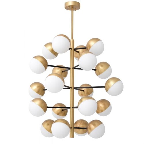 Eichholtz Chandelier Cona L antique brass finish