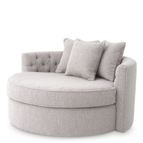 Eichholtz Sofa Carlita bouclé grey