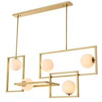 Chandelier Erasmus antique brass finish