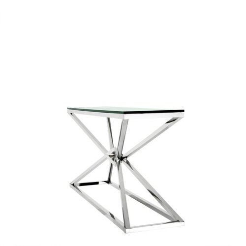 Eichholtz Console Table Connor L polished stainless steel