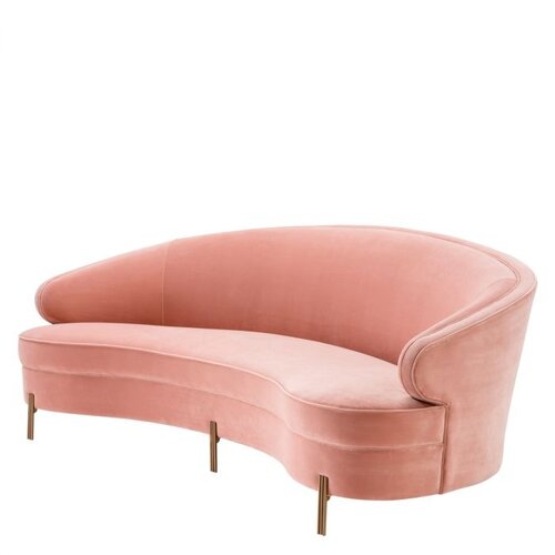 Eichholtz Sofa Pierson savona nude velvet