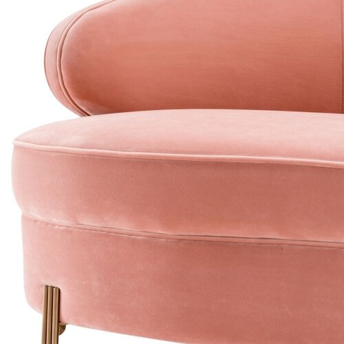 Eichholtz Sofa Pierson savona nude velvet