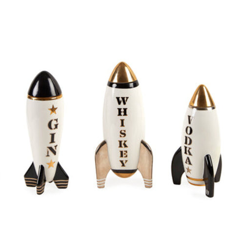 Jonathan Adler WHISKEY ROCKET DECANTER