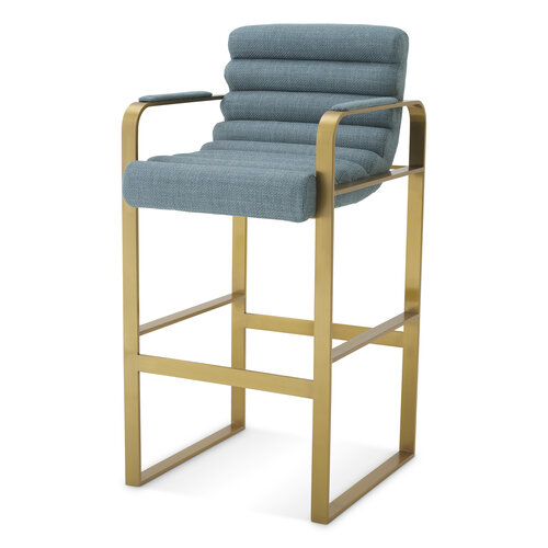 Eichholtz Bar Stool Olsen scalea blue