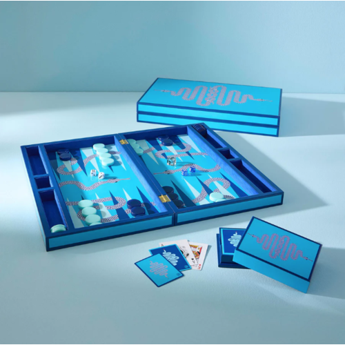 Jonathan Adler Eden Backgammon set Turquoise Jonathan Adler Eden Backgammon set Turquoise