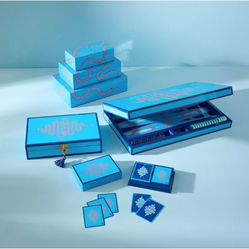 Jonathan Adler Eden Backgammon set Turquoise Jonathan Adler Eden Backgammon set Turquoise