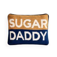 Sugar Daddy Needlepoint Pillow
