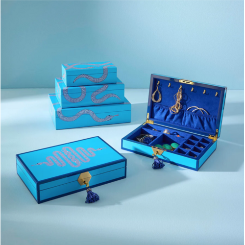 Jonathan Adler Eden Lacquer Jewelry Box Blue Jonathan Adler Eden Lacquer Jewelry Box Blue