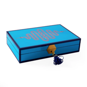 Jonathan Adler Eden Lacquer Jewelry Box Blue Jonathan Adler Eden Lacquer Jewelry Box Blue