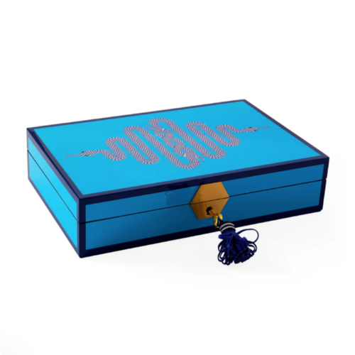 Jonathan Adler Eden Lacquer Jewelry Box Blue Jonathan Adler Eden Lacquer Jewelry Box Blue