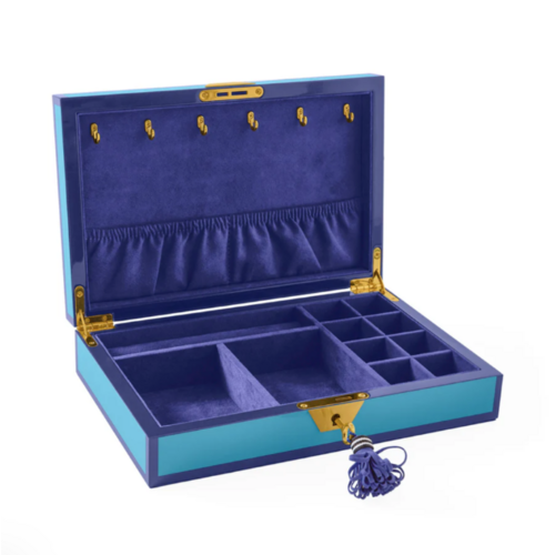 Jonathan Adler Eden Lacquer Jewelry Box Blue Jonathan Adler Eden Lacquer Jewelry Box Blue