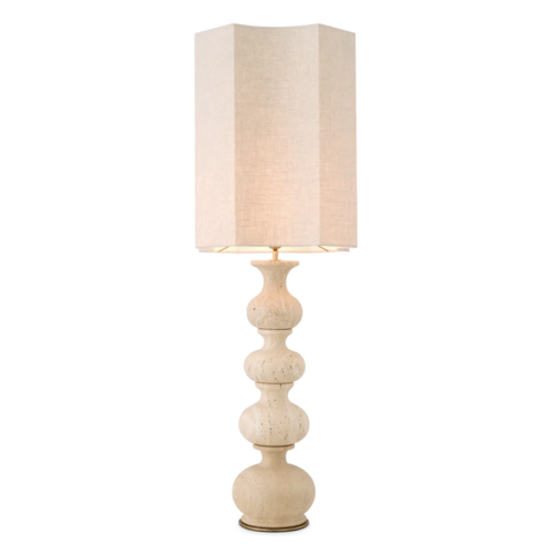 Eichholtz Table Lamp Mabel Travertine Eichholtz Table Lamp Mabel Travertine