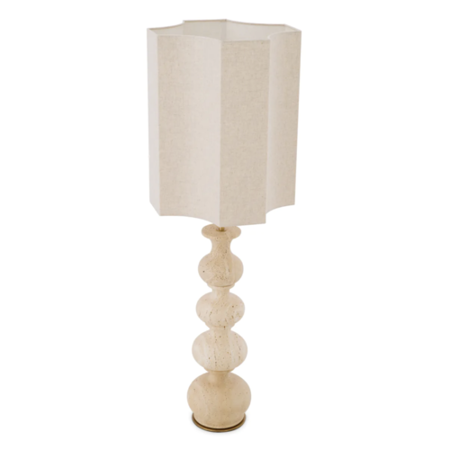 Eichholtz Table Lamp Mabel Travertine Eichholtz Table Lamp Mabel Travertine