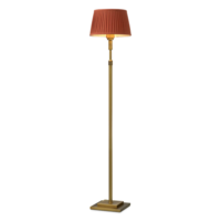 Floor Lamp Tryon incl. orange lampshade
